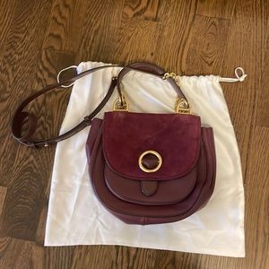 Michael Kors Suede and Leather Crossbody Bag